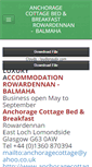 Mobile Screenshot of anchoragecottage.co.uk